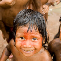 Kayapo children in the Amazon. Photo by Cristina Mittermeier.